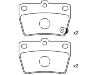 Plaquettes de frein Brake Pad Set:04466-42010