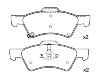 Bremsbelagsatz, Scheibenbremse Brake Pad Set:05019803AA