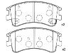 刹车片 Brake Pad Set:G2YS-33-23Z