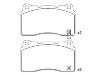 刹车片 Brake Pad Set:89047725