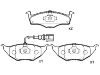 刹车片 Brake Pad Set:8Z0 698 151