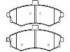 Bremsbelagsatz, Scheibenbremse Brake Pad Set:58101-2DA30