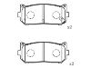 Pastillas de freno Brake Pad Set:0K2FC-26-28Z