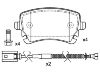 Bremsbelagsatz, Scheibenbremse Brake Pad Set:3D0 698 451