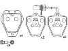 刹车片 Brake Pad Set:4B0 698 151 C