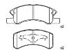 Bremsbelagsatz, Scheibenbremse Brake Pad Set:04491-97203