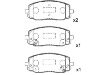 Pastillas de freno Brake Pad Set:58101-07A10