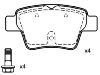 Bremsbelagsatz, Scheibenbremse Brake Pad Set:4253.22