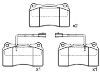 刹车片 Brake Pad Set:7 736 354 5