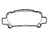 тормозная кладка Brake Pad Set:26292-AE020