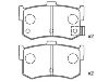 тормозная кладка Brake Pad Set:43022-SG9-000