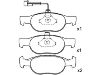 刹车片 Brake Pad Set:7 736 219 9