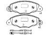 тормозная кладка Brake Pad Set:4251.45