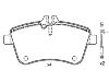 Brake Pad Set:169 420 01 20