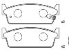 тормозная кладка Brake Pad Set:44060-21P86