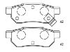 Bremsbelagsatz, Scheibenbremse Brake Pad Set:43022-SE0-S01