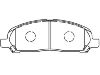 Bremsbelagsatz, Scheibenbremse Brake Pad Set:MR407127