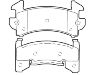 Plaquettes de frein Brake Pad Set:18047809