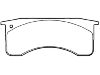 Bremsbelagsatz, Scheibenbremse Brake Pad Set:12387805