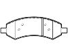 Bremsbelagsatz, Scheibenbremse Brake Pad Set:5143350AB