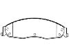 刹车片 Brake Pad Set:89060375