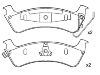 刹车片 Brake Pad Set:4796344