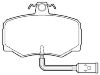 Bremsbelagsatz, Scheibenbremse Brake Pad Set:JLM577