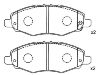 тормозная кладка Brake Pad Set:04465-0K100