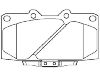 Plaquettes de frein Brake Pad Set:41060-74F90