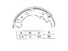 Brake Shoe Set Brake Shoe Set:44060-G3225